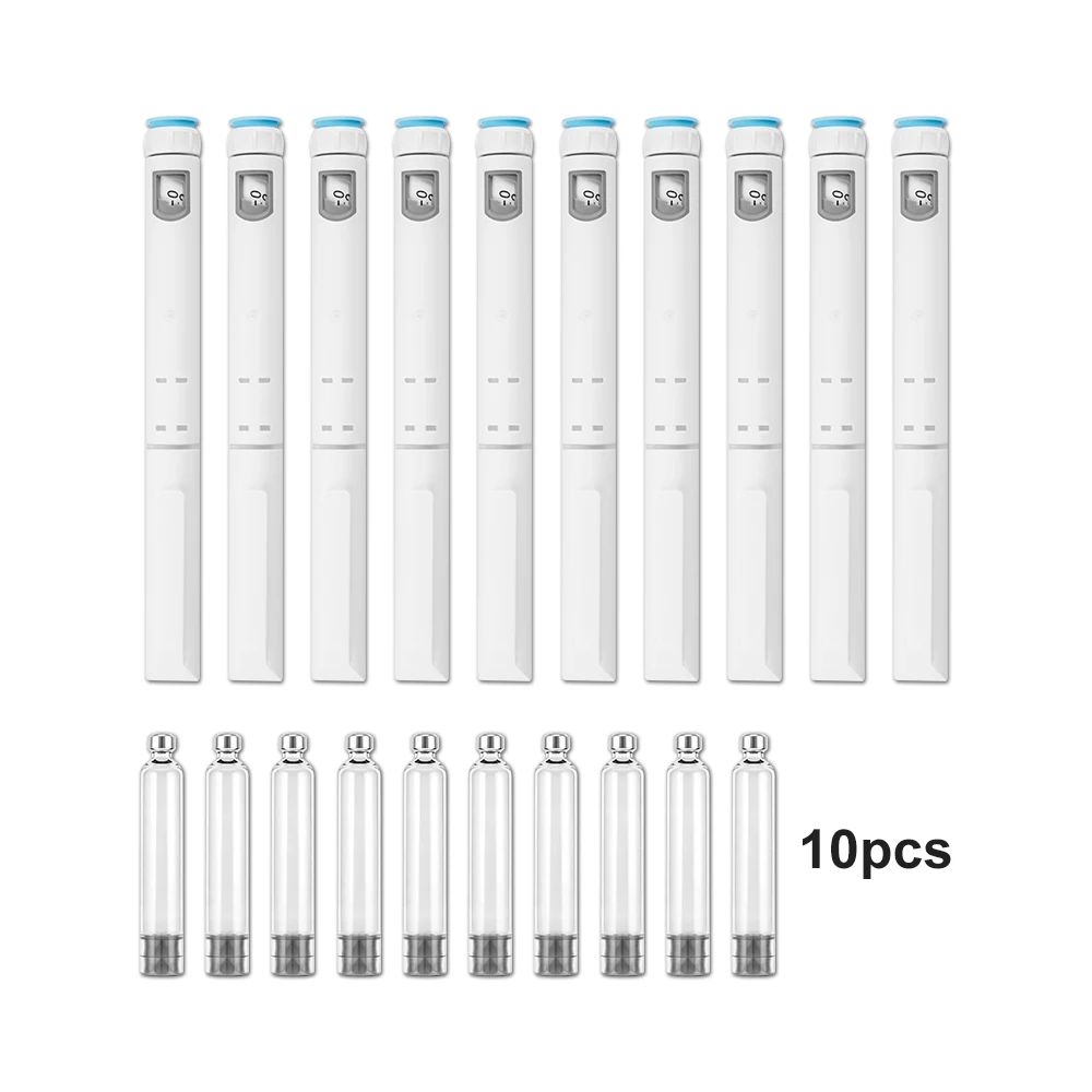 5/10 sets Disposable Insulin Injection Pen Dose Control Auto Injector Pens with 3ml Empty Pen Cartridge Bottle Individually Pack image 3