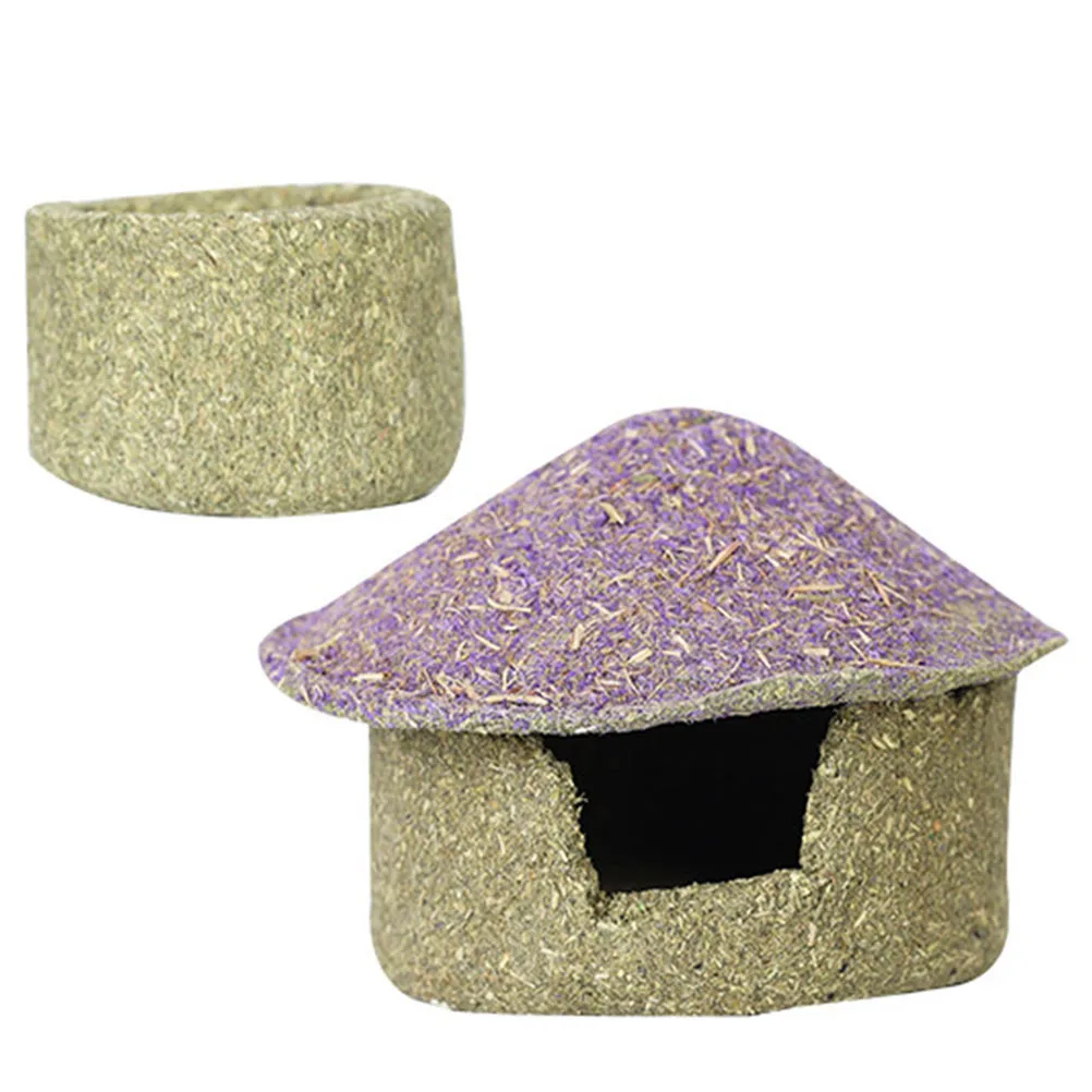 

1 set Small Hamster Molar For Rat Guinea Pig Hedgehog Chinchilla Rabbit Hideout Sleeping Nest Small Pet Pet Supplies