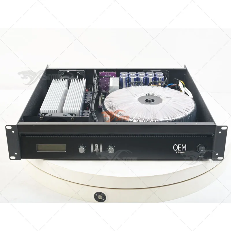 Hot Sell 2*2500W Professional Power Amplifier 2 Channel Pro Audio High Powerful Stage Performance Sound Amplifier