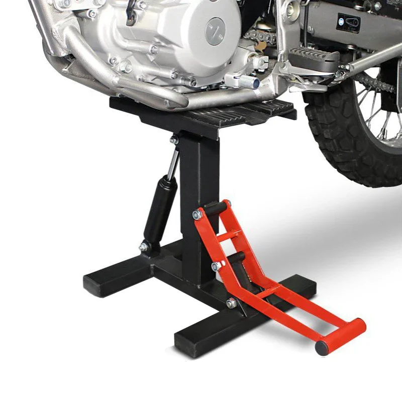 

Motorcycle Lift Stand & Repair Stand, Adjustable Dirt Bike Work Stand Stable Support for Maintenance/Cleaning Universal Fit