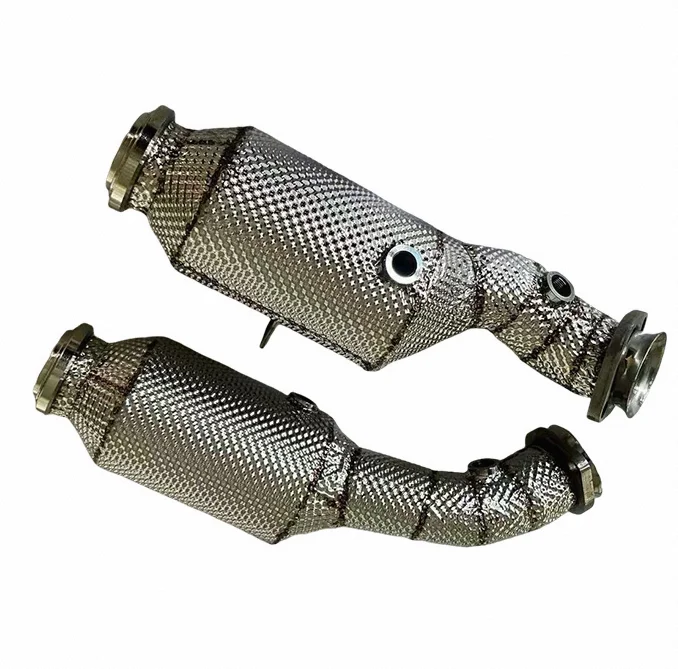 

High Performance Exhaust Front Pipe Stainless Steel for AMG GLC43 2.0T Engine Exhaust Catless Downpipe