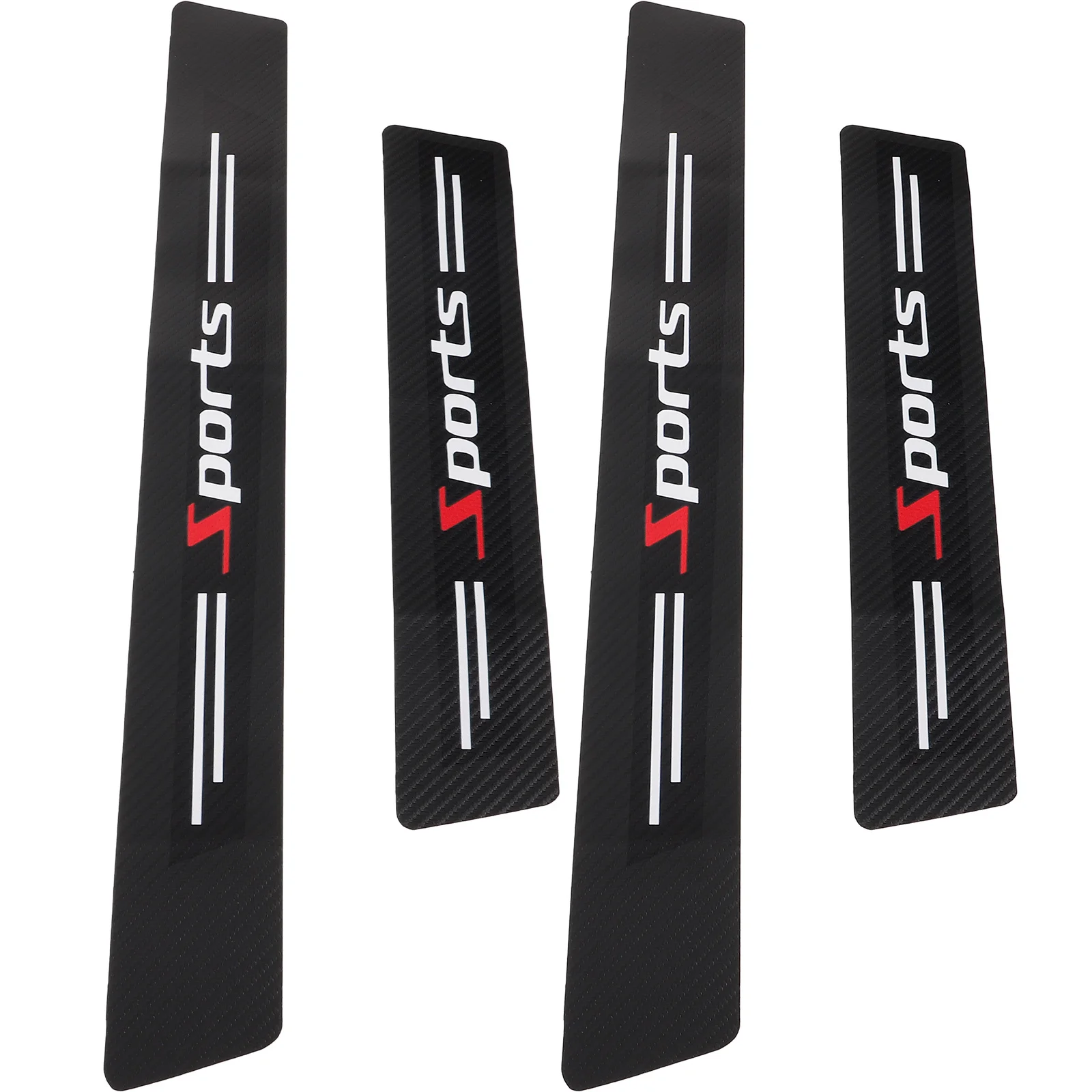 

4Pcs Car Door Sill Protector Universal Fit Nonscratch Durable Stickers Easy Installation for Most Vehicle Models