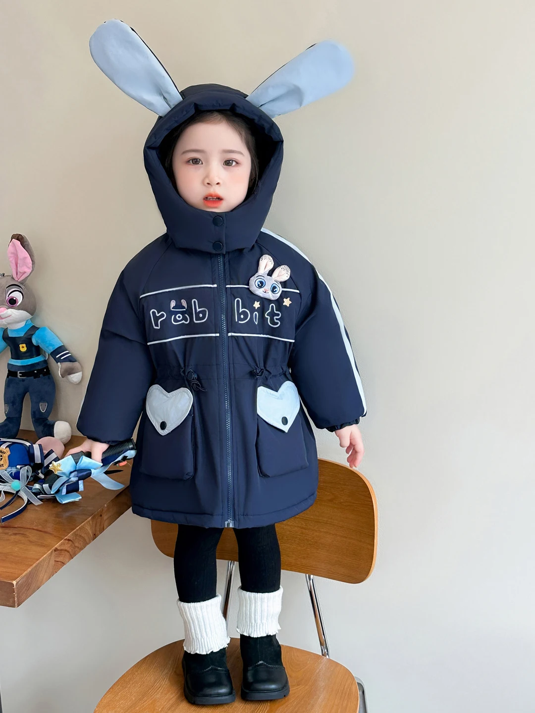 

Модное хлопковое тюлевое пальто для девочек, зима 202, новинка, детская модная офицерская шапка с хлопковым наполнителем, верхняя часть тела