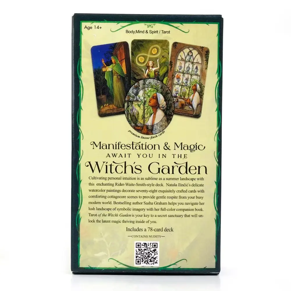 Jeu de Tarot de jardin de sorcière, jeux de société de Divination de haute qualité, jeux de divertissement de fête, cartes de Tarot, jeu de fête de Divination