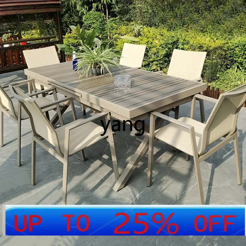 

LTT outdoor tables and chairs patio outdoor modern simple casual barbecue table