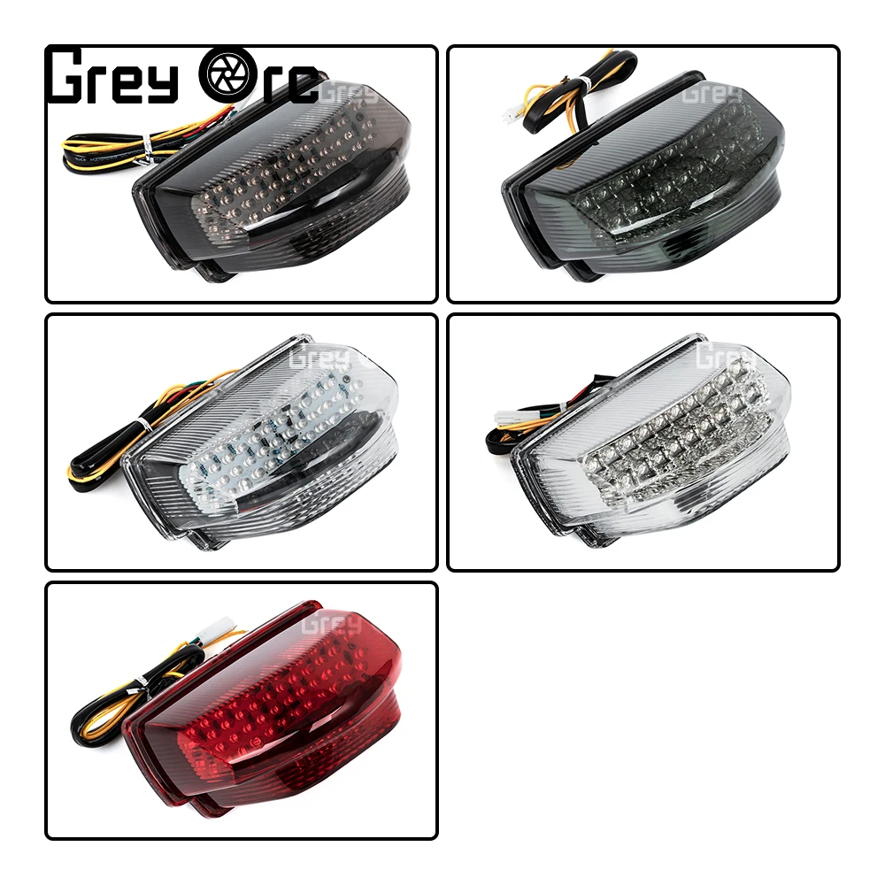 LED المتكاملة الوامض الضوء الخلفي الذيل الفرامل بدوره أضواء الإشارة لهوندا CBR600 CBR 600 2007 2008 2009 2010 2011 2012 الذيل ضوء