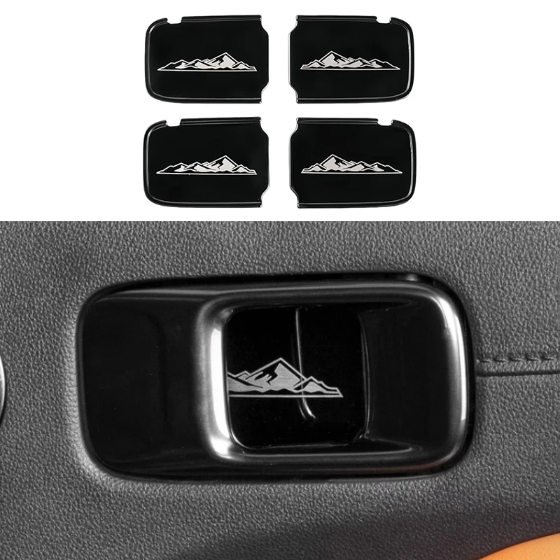 

Наклейка на внутреннюю дверную ручку автомобиля, подходит для Haval H9 2024, защита чаши внутренней двери автомобиля, декоративная наклейка, детали салона автомобиля