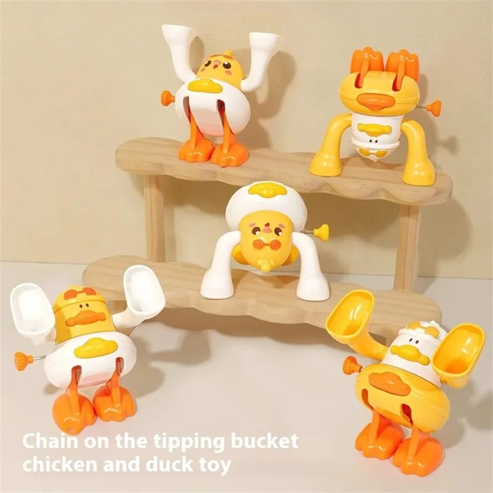 

New Animal Toy Cartoon Animal Baby Educational Gift Can Move Children's Wind-up Toy Clockwork Cartoon Yellow Chicken for Kids