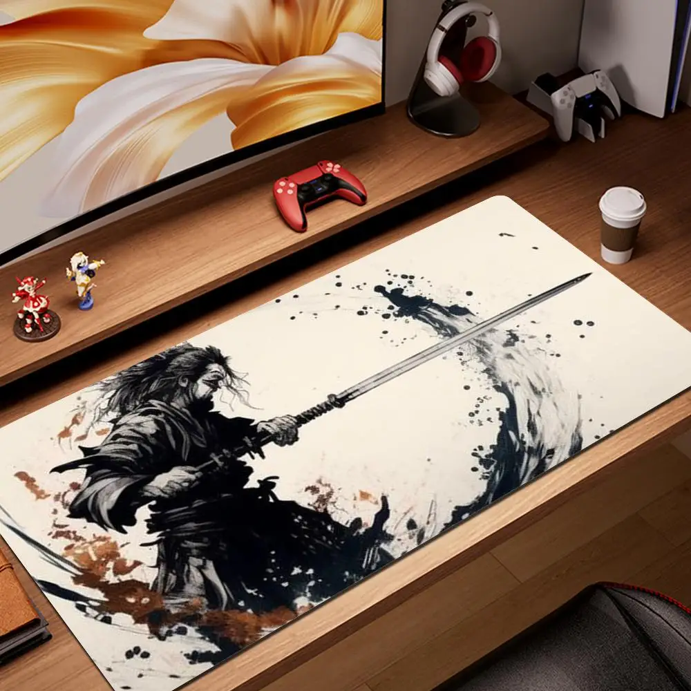 

Handsome and sharp Japanese samurai sword Mouse Pad Mouse Pad Desk Mouse Pad Cute HD Desk Pad Extended Gaming Keyboard Mats