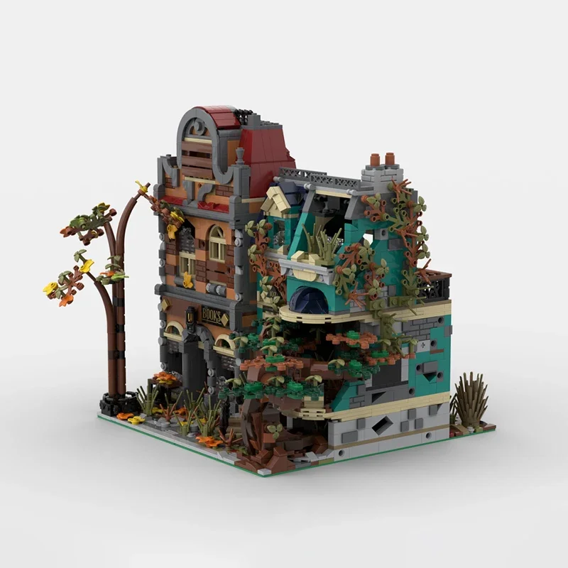 3278-Piece MOC Creator Library 10270 Apocalypse Version Modular Diy Toys Kid Gift Creative Stacking Bricks Model Building