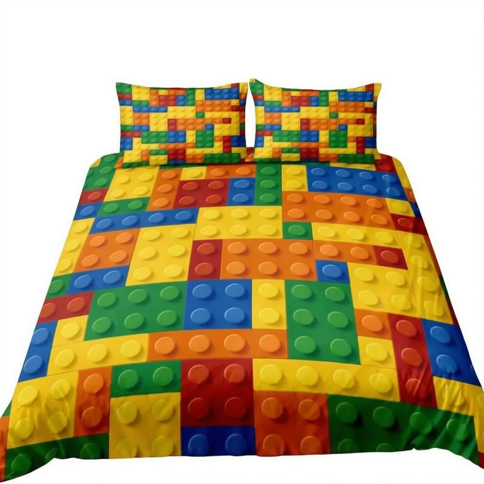 Reimagine Twin Gaming Comforter Set With Luxurious Softness And Unique Blocked Patterns For Visual