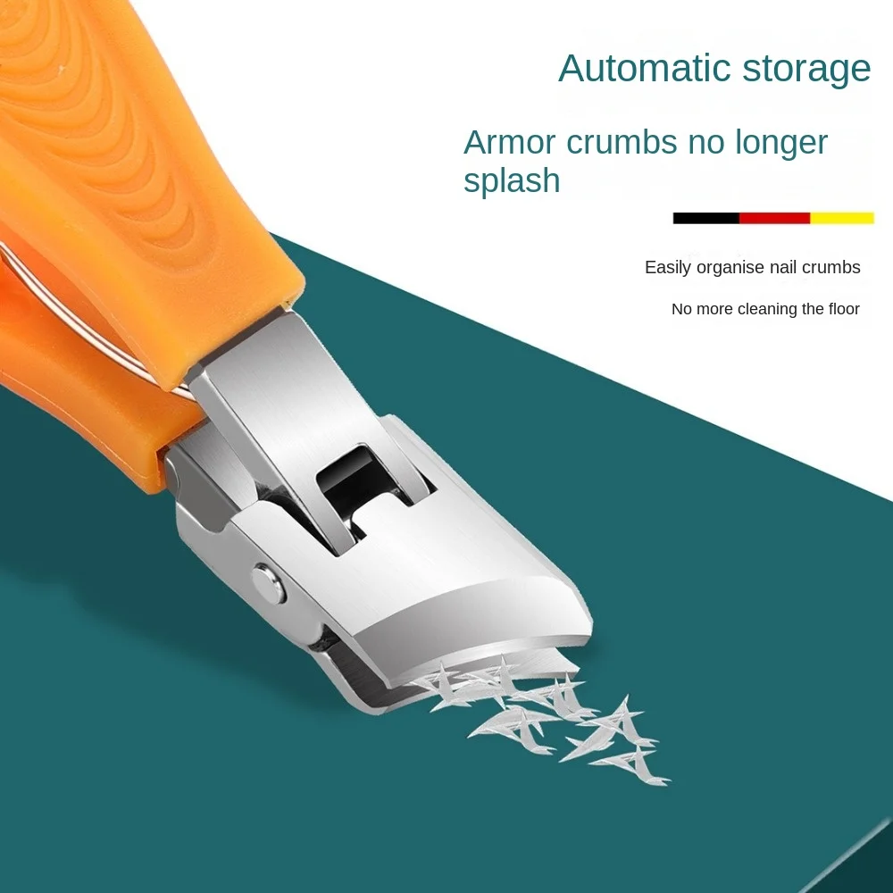 

Машинка для стрижки ногтей с широким отверстием, защита от брызг, наклонная машинка для стрижки ногтей, диагональный рот, косые лезвие, изогнутые кусачки для ногтей, прочная нержавеющая сталь