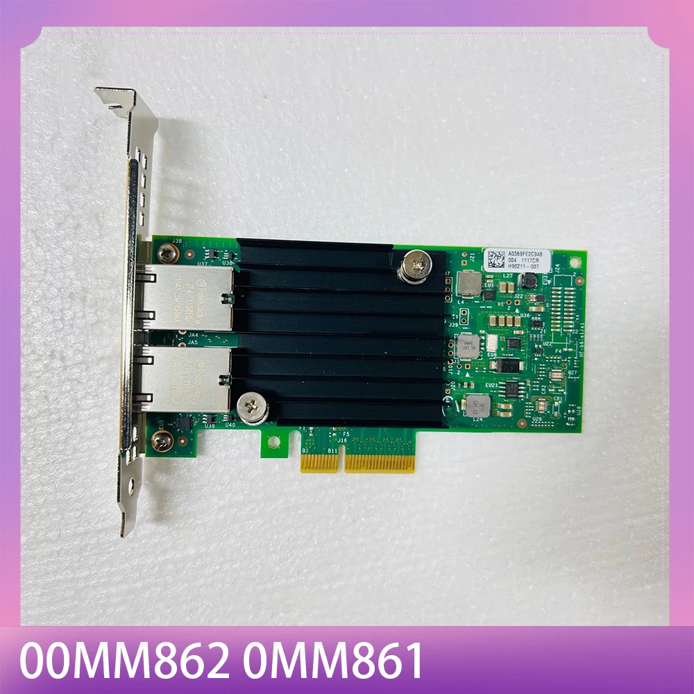 

Для Lenovo X550-T2 10G гигабитная двухпортовая сетевая карта электрический порт 00MM862 0MM861
