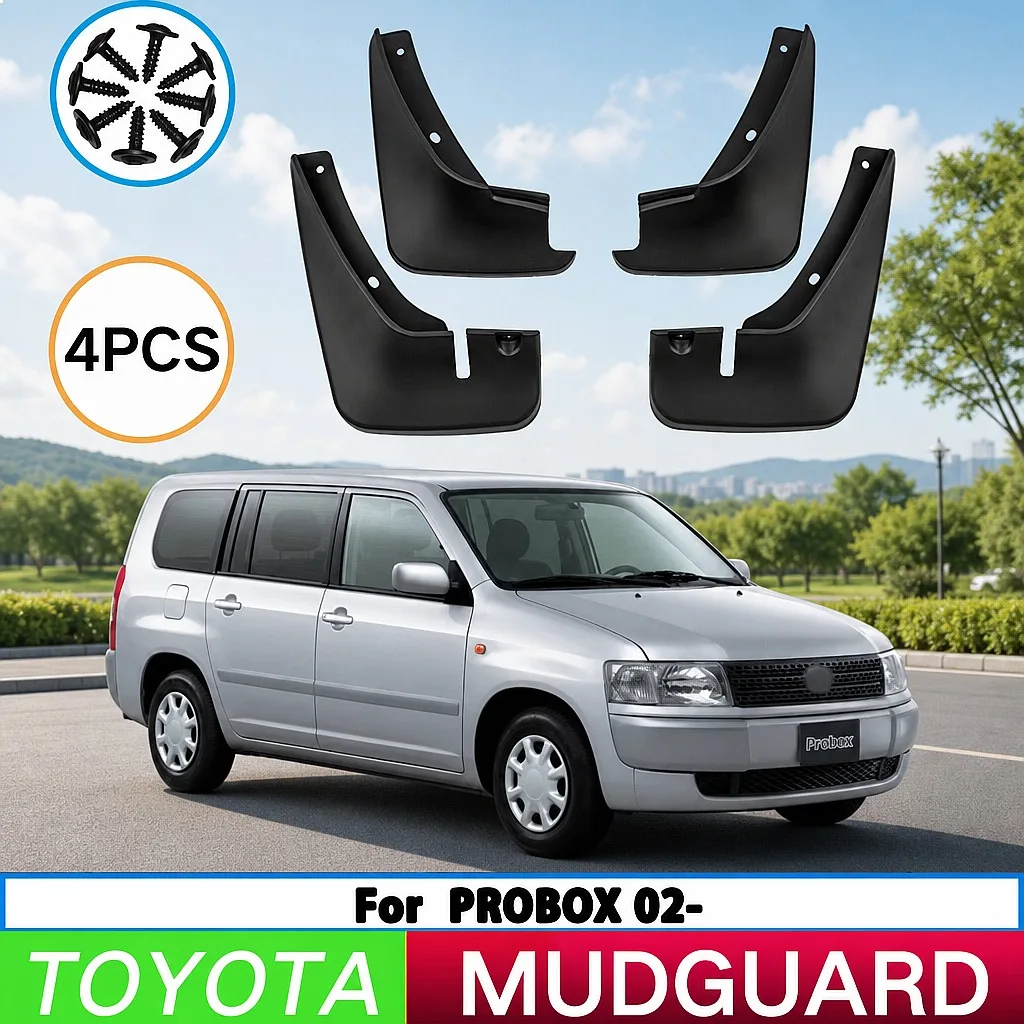 

For Toyota Probox 2002 Car Tire Fender Splash Guard Front Rear Wheel Mud Flaps 4pcs