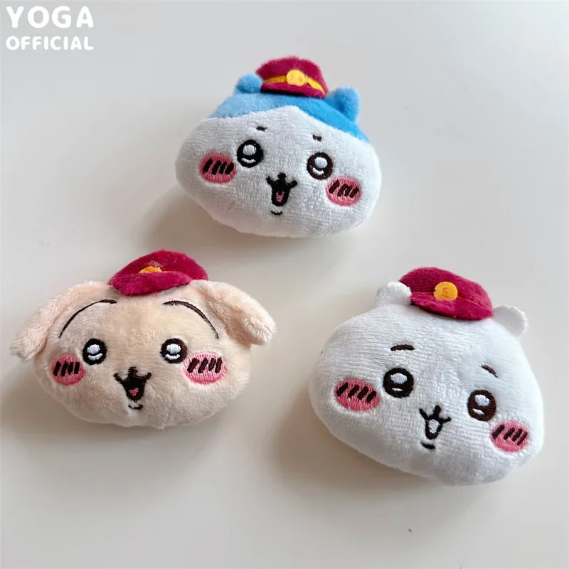 Auto-depreciativo Anime Plush Pendant Broche, Presentes Kawaii, Kawaii Shewares Usagis Cabeça em forma de Maestro Saco, Kawaii Sakura Trem Expresso