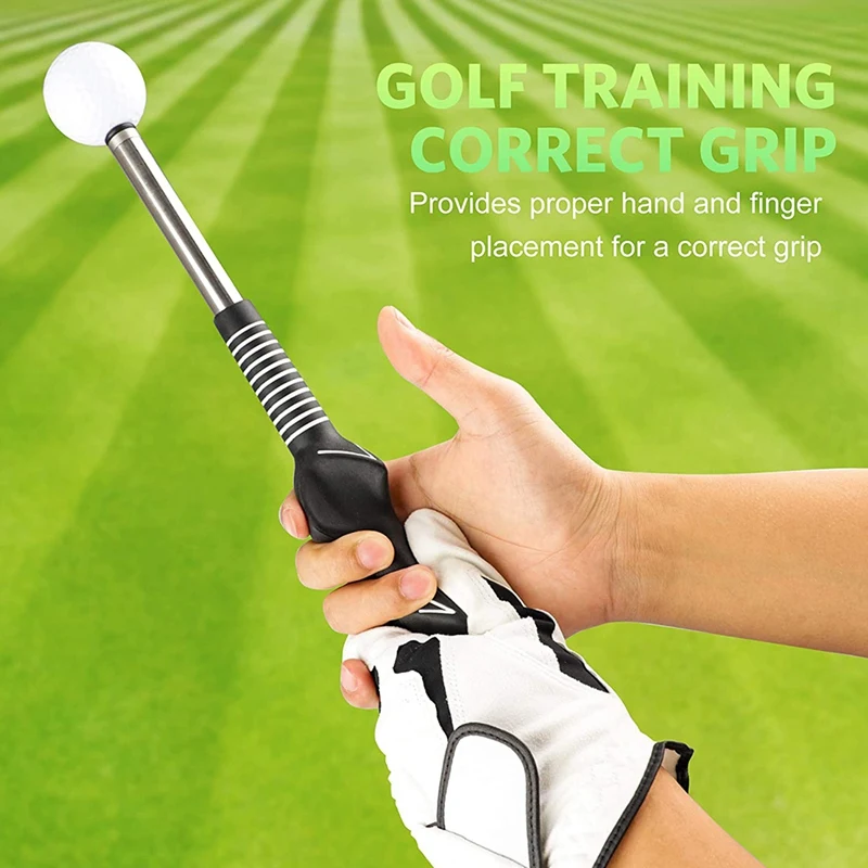 【Supernew】Golf Swing Trainer Aid - Aide à l'entraînement du swing de golf pour la flexibilité, le tempo et la force - Bâton d'échauffement de golf