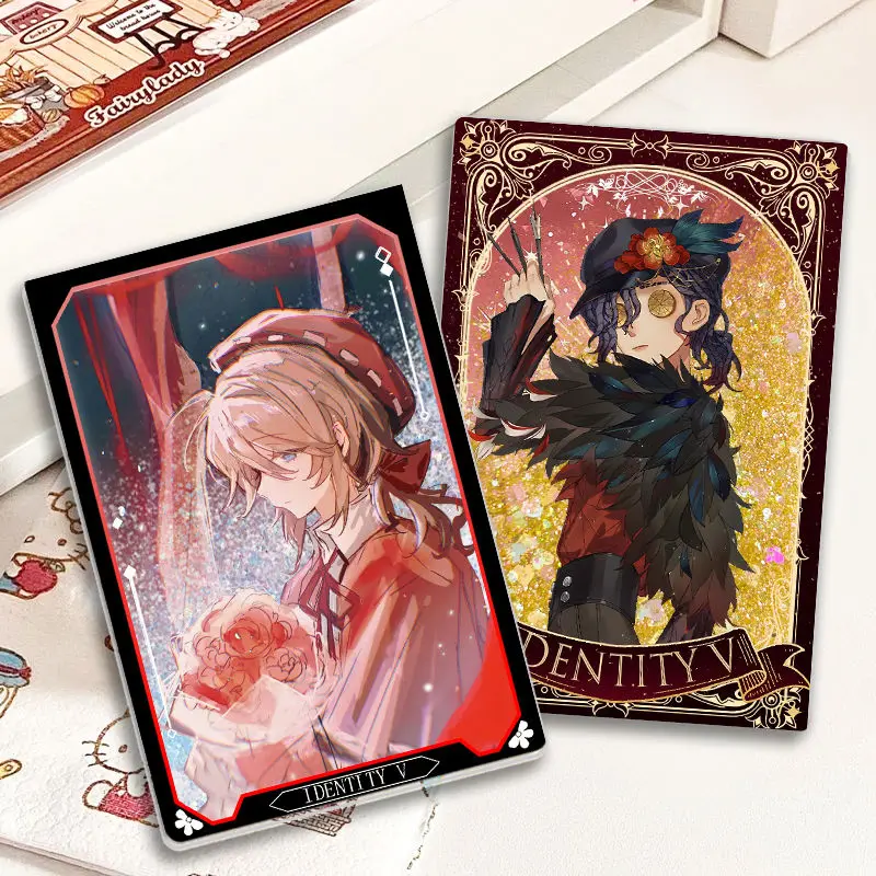 Identity V Edgar Valden Lucky Guy Cosplay Anime acrylic Flowing Sand Mahjong desktop ornament Accessories Halloween Gifts