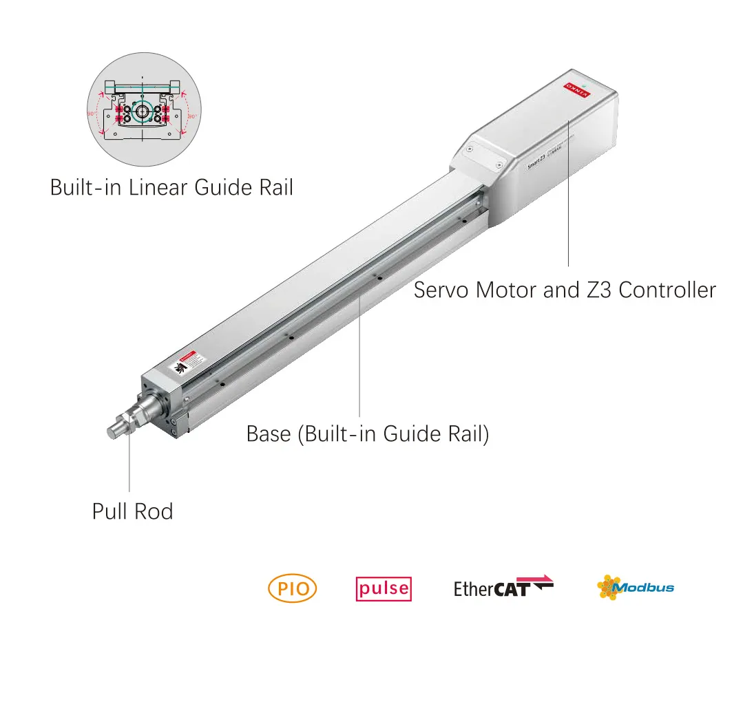 의료용 서보 액추에이터 - 수직 추력 5kg, 220V 0.1kW AGV용