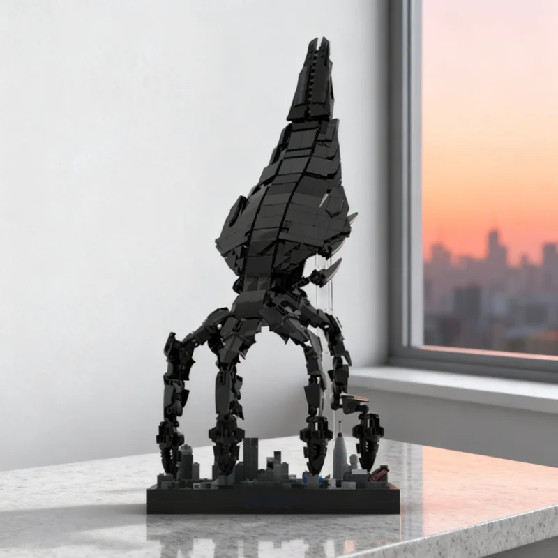

1274pcs MOC MASS EFFECT SOVEREIGN Space Model Building Blocks Creative DIY Gift Display Decor Assemble Premium Adult Kids Desk
