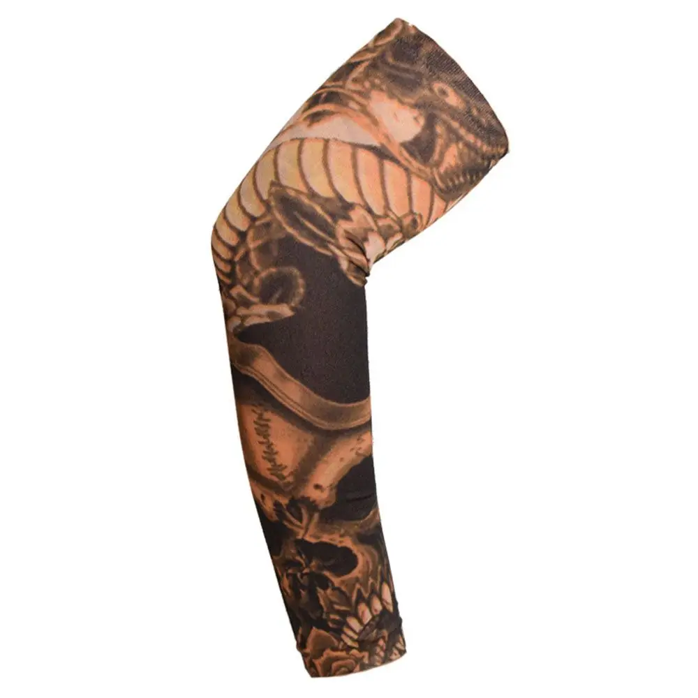 1Pcs Running Warmer Outdoor Sport UV Protection Summer Cooling Flower Arm Sleeves Sun Protection  Arm Sleeves Arm Cover