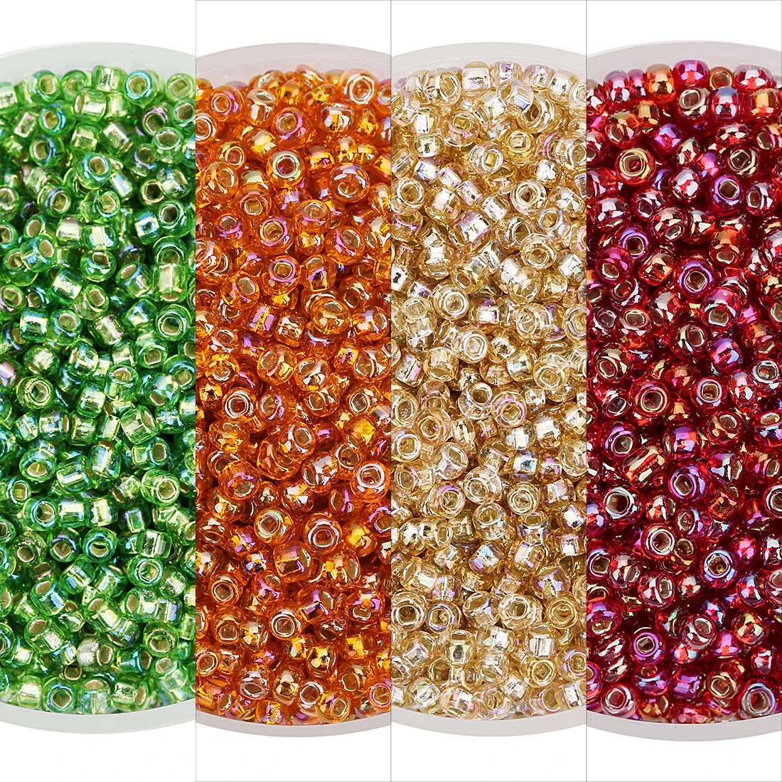 About 3000Pcs 2.3mm Czech Glass Seed Beads Colorful mini Toho Beads For Jewelry Making Bracelet Necklace DIY Craft Accessories ﻿