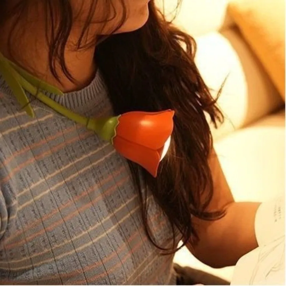 

Portable Rechargeable Rose LED Lamp Bendable Soft Lighting Desk Lamp with Brightness Memory Gift Flower LED Table Lamp Bedroom