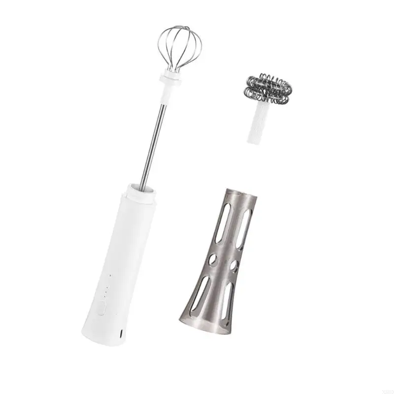 Multi Purpose Milk Frother With Twin Metal Beater For Coffee And Eggs N58D
