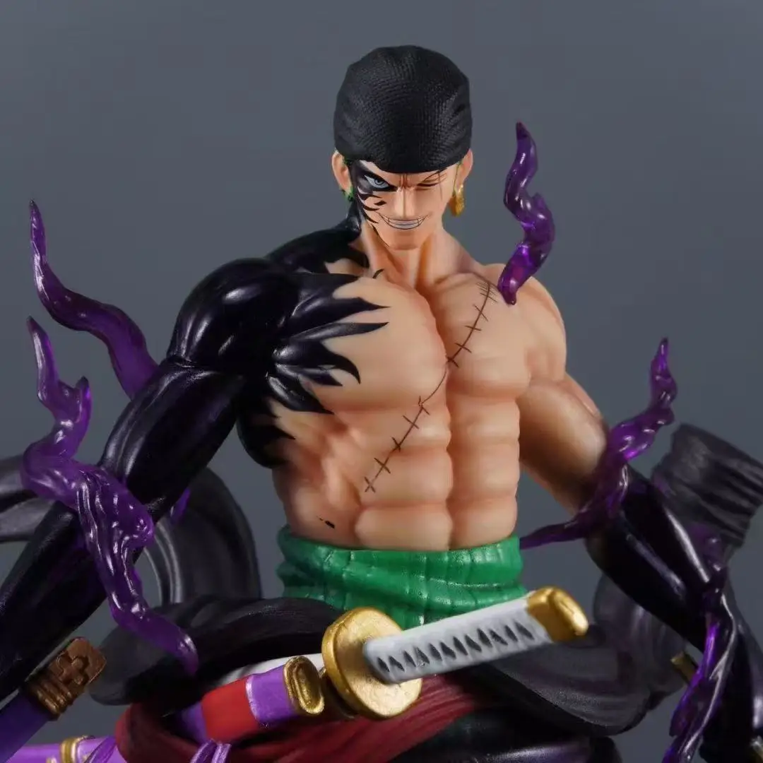 24 cm une pièce Zoro avec résonance Enma debout Anime figurines d'action faites à la main étui de bureau décoration ornement cadeau