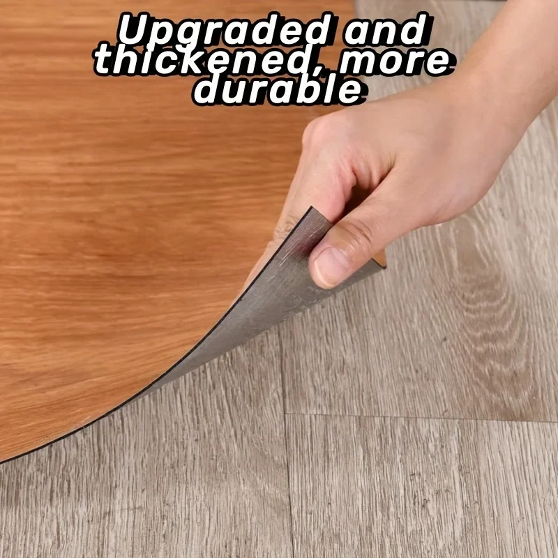 thicked wood grain Wallpaper decorative removable waterproof wall and floor sticker home decoration for living room bedroom