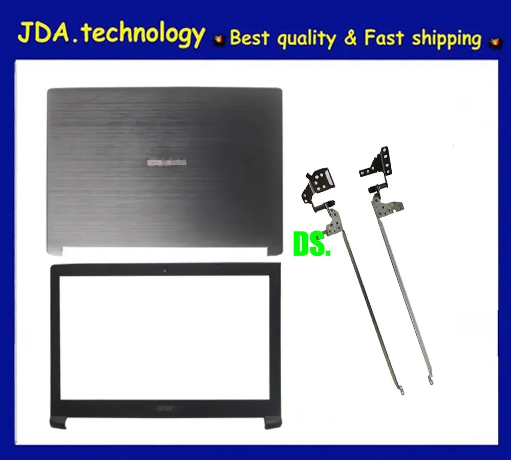 New/Org for Acer Aspire7 A715-71G A717-71G LCD back cover Plastic + Front bezel+ Hinge set L&R