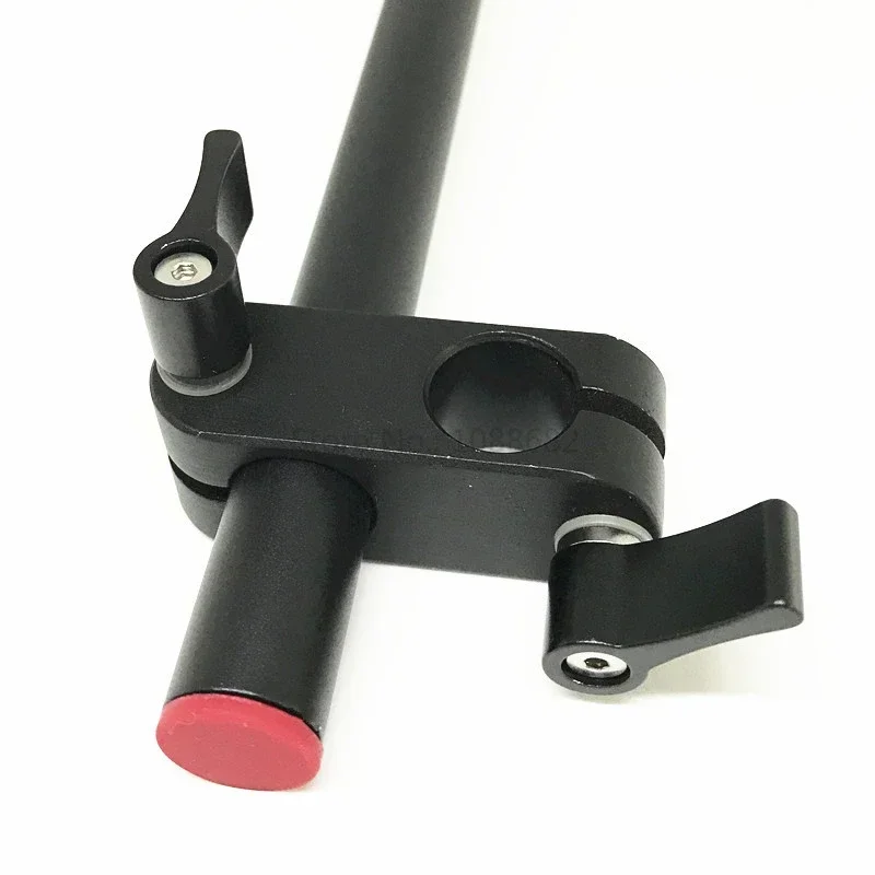 قضبان سبائك الألومنيوم لقضيب DSLR ، المشبك تلاعب ، قطر 15 مللي متر ، 10 سنتيمتر ، 25 سنتيمتر ، 30 سنتيمتر ، 40 سنتيمتر طويلة ، ثقب المسمار M12 ، 2 قطعة