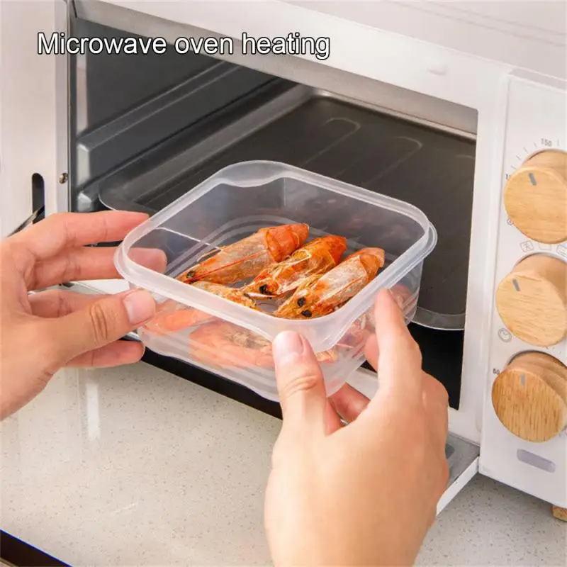 4/1pcs Sub-package Fresh-keeping Box Refrigerator Meat Sealed Storage Box Mini Solid Color Jam Sub-packaging Box