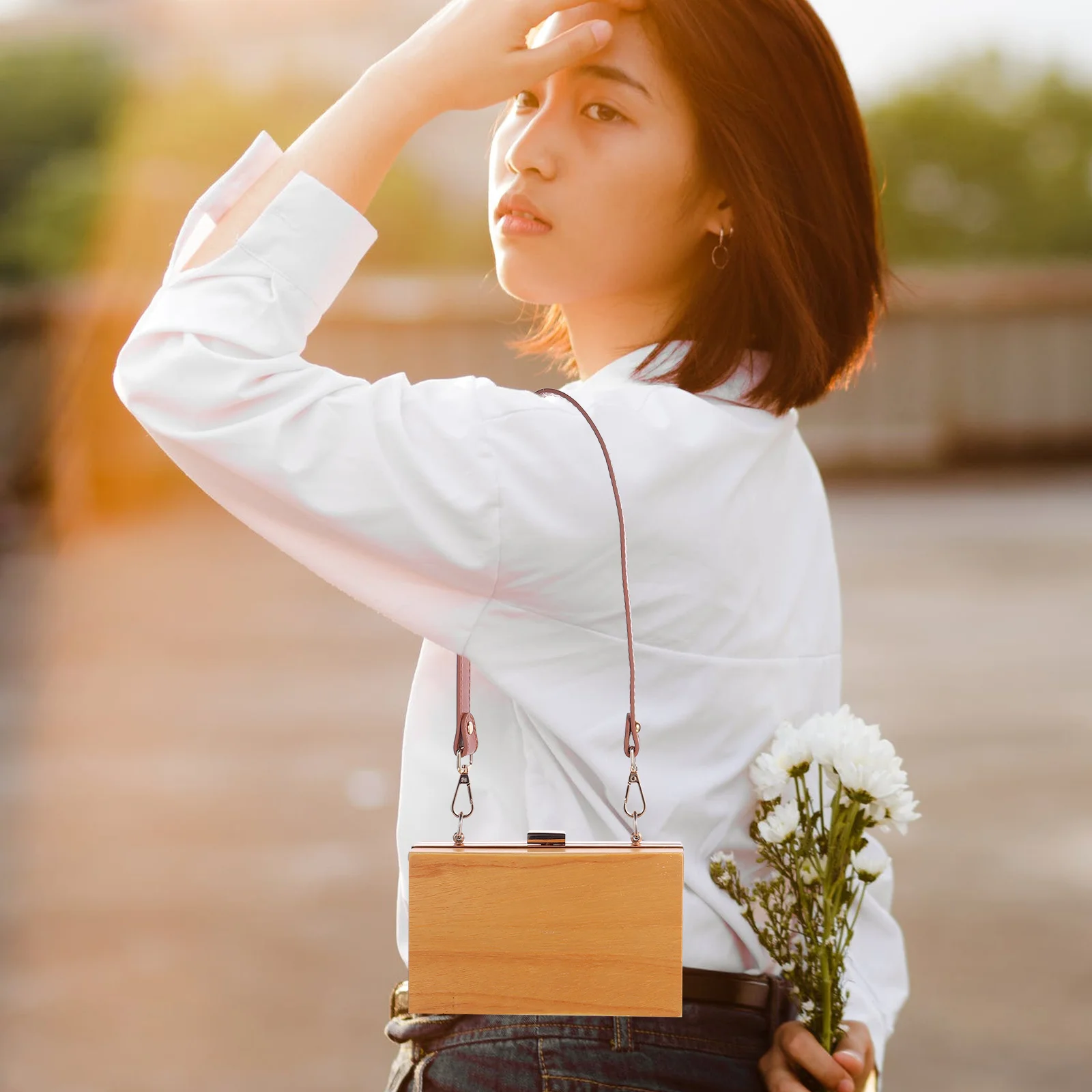 1 قطعة استبدال الكتف عالية الجودة دائم Diy بها بنفسك المرأة حقيبة مقبض حقيبة يد حزام لحقيبة حمل ديكور الإكسسوارات العصرية