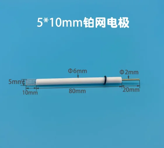 Upgraded Platinum Mesh Electrode - Auxiliary & Reference & Wire Electrodes for Lab Tests
