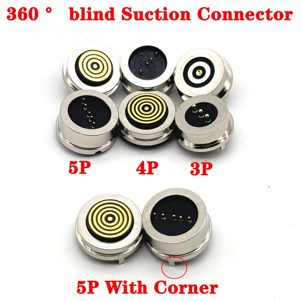 

5V DC Magnetic Pogo Pin Connector Pogopin 1P 2P 3P 4P 5P Male Female 2A Waterproof High Current Spring Loaded Power Socket