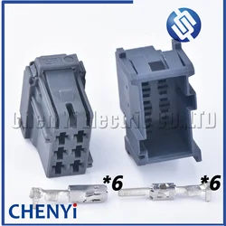 6 Pin male female Heavy duty car ABS EBS wire harness plug connector 8-968970-2 1-965640-3 1-965641-1 8-968970-1 With Pins