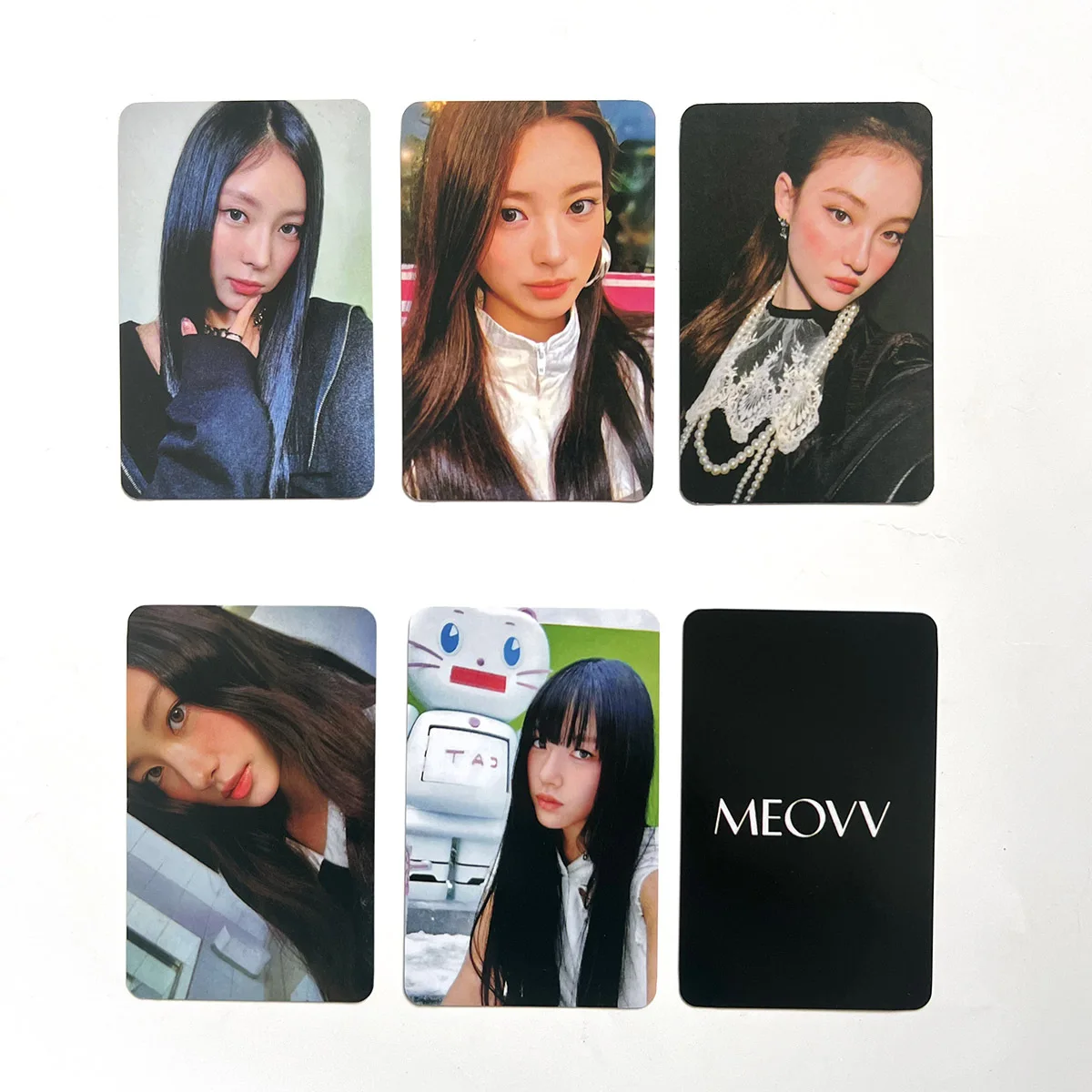5/20 قطعة/المجموعة/المجموعة Kpop MEOVV MEOW ألبوم المبتدأ مرحلة الرقص صورة شخصية بطاقات الصور سوين آنا نارين غاوون إيلا سيلفي لومو بطاقات المشجعين الهدايا #4