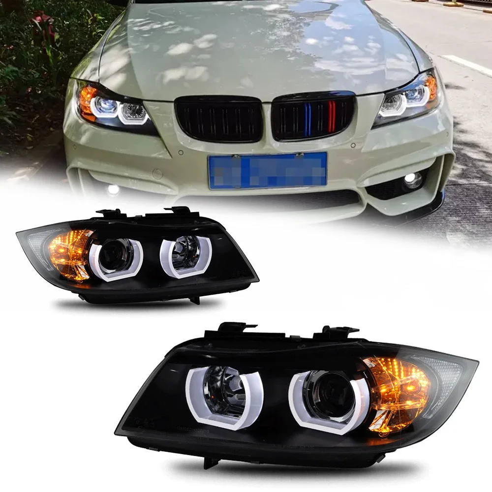 

LED HeadLights For BMW 3 Series E90 05-12 EMARK Style Full Led DRL Car Head Lamp Assembly Signal Accessories Modified Lamp