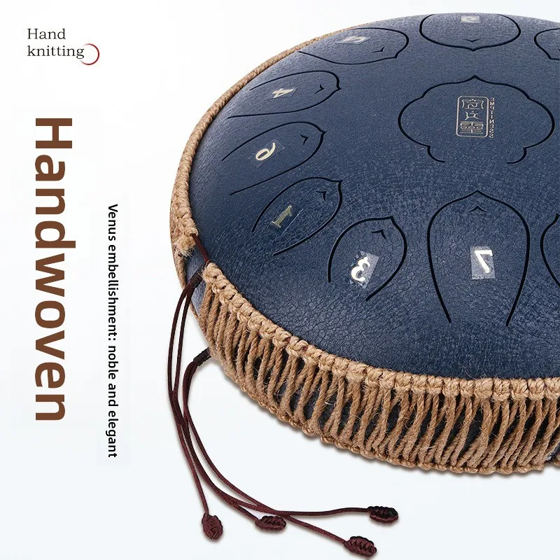 Suitable for 13/15 Tones Hand Decorating Steel Tongue Drum Hemp Rope Hand Drum Weaving Rope Loop Accessories
