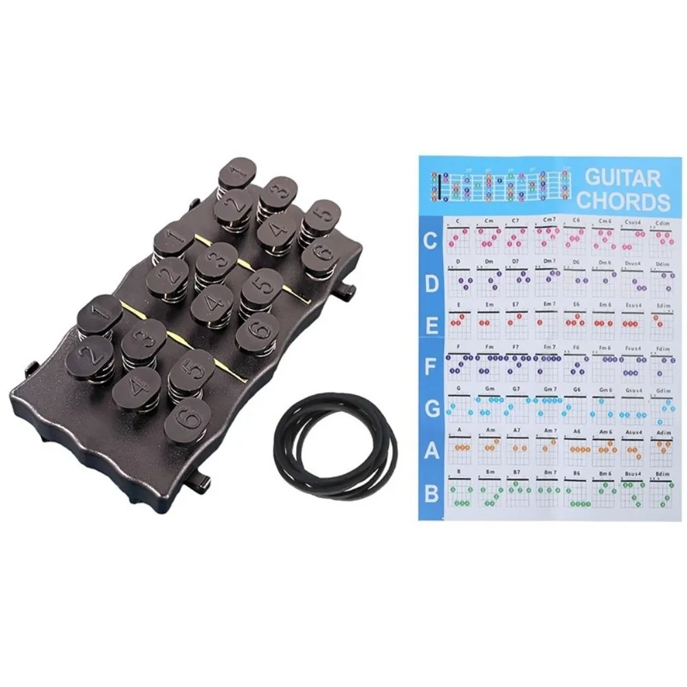18 Buttons Guitar Chord Trainer One Click Easy Press Guitar Chord Assisted Learning Tool Chord Conversion Hand Posture