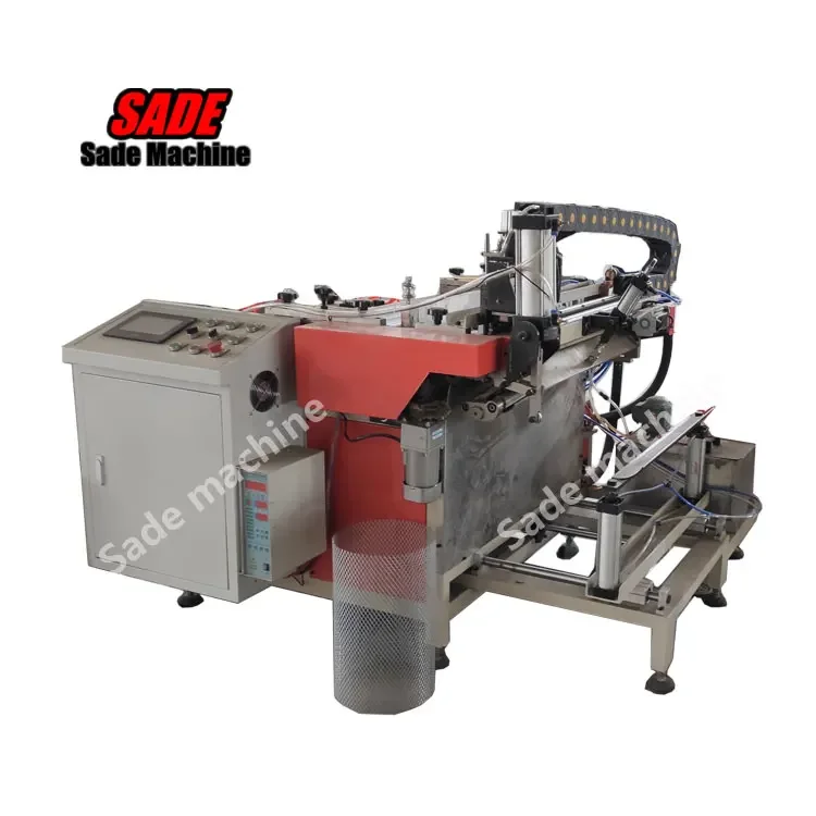 automatic expanded metal mesh Spiral Tube Making Machine for filters