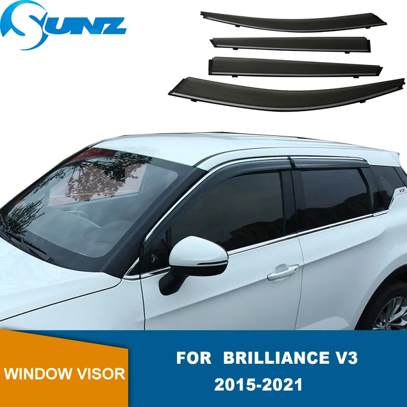 

Window Deflector For Brilliance V3 2015 2016 2017 2018 2019 2020 2021 Window Visor Weathershield Sun Rain Deflector Guards SUNZ