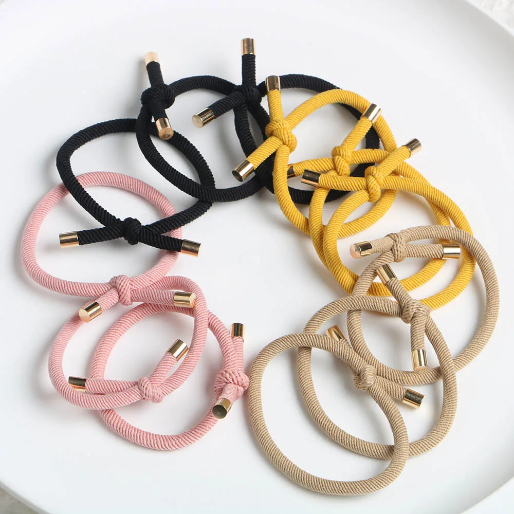 12PCS Women Elastic Hair Rubber Bands Elastic Hair Ties Elastics,Stretchy Knotted Hair Rope Ponytail Holders Hair Accessories