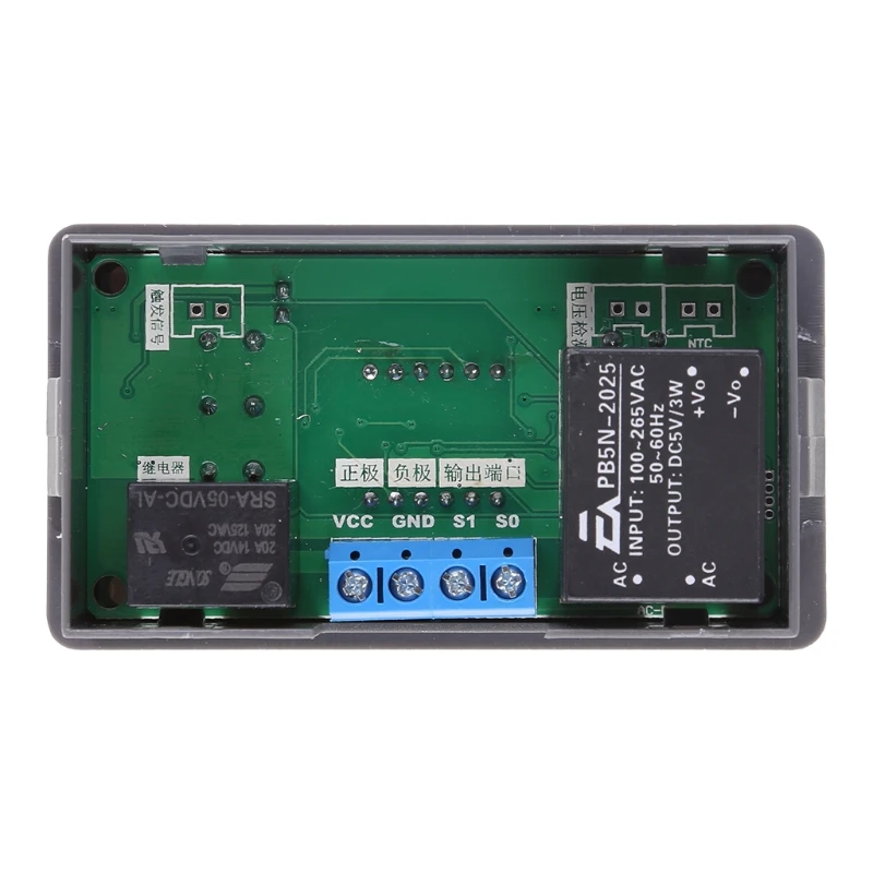 GJ 5-24VDC 110V-220VAC LED Digital for Time Delay Relay Module Timing Delay Cycle Timer Relay Control Switch for Time Relay