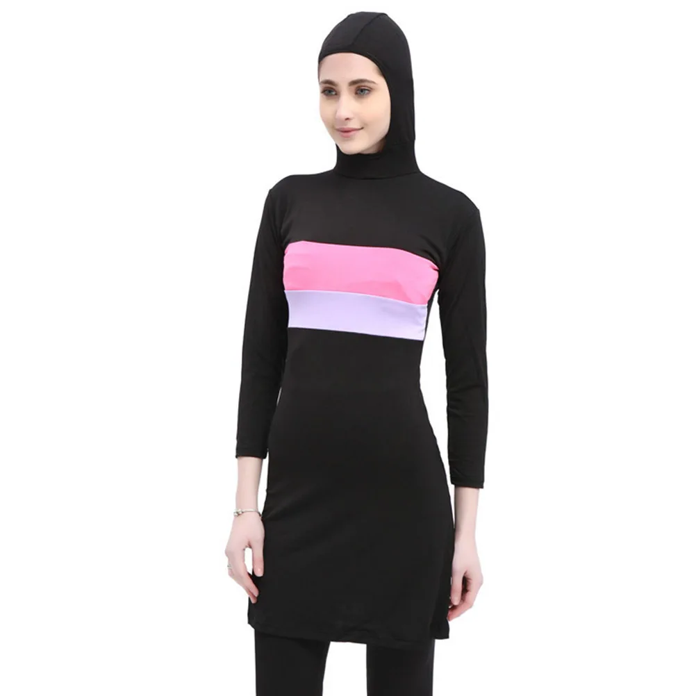 

Purple Xxl Long Sleeve Swimsuit for Women Trendy Swimwear for Beach Pool Summer Outings Comfortable Fit