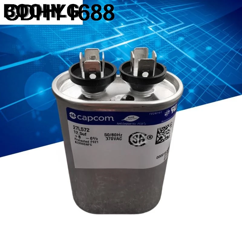 1 шт. президент 12,5 мкФ 370 В переменного тока 27L572 CAPCOM GE конденсатор стартера
