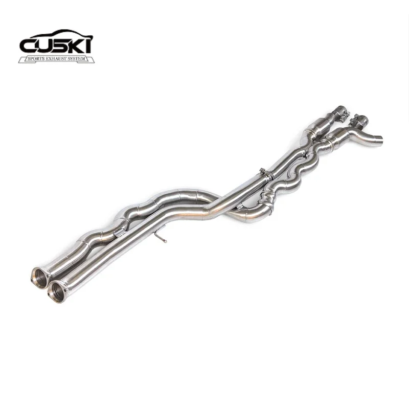 

Средняя выхлопная труба из нержавеющей стали, подходит для BMW F87 S55 M2 Competition/M2C, аксессуары для модификации выхлопной системы автомобиля