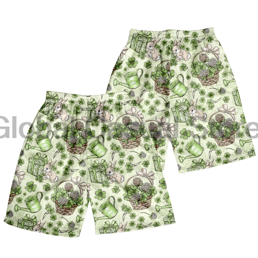 St.Patrick's Day shorts New Short Sleeve for men  Summer Pants casual pants Streetwear Sweatpants