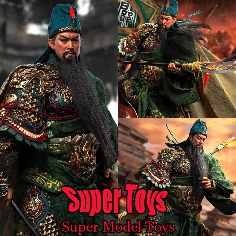 

303TOYS x JSTOYS NO.303002 Масштаб 1/6 Мужчины Солдат Три Королевства Серия Guan Yu Роскошное издание Полный набор 12-дюймовой экшн-фигурки Кукла