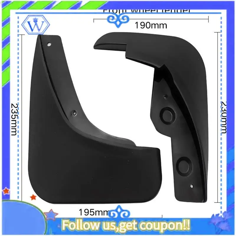 

M46K-4PCS Car Mudguard Mud Flaps Splash Mud Guard Fender For Mazda 3 2004-2008 Car Accessories
